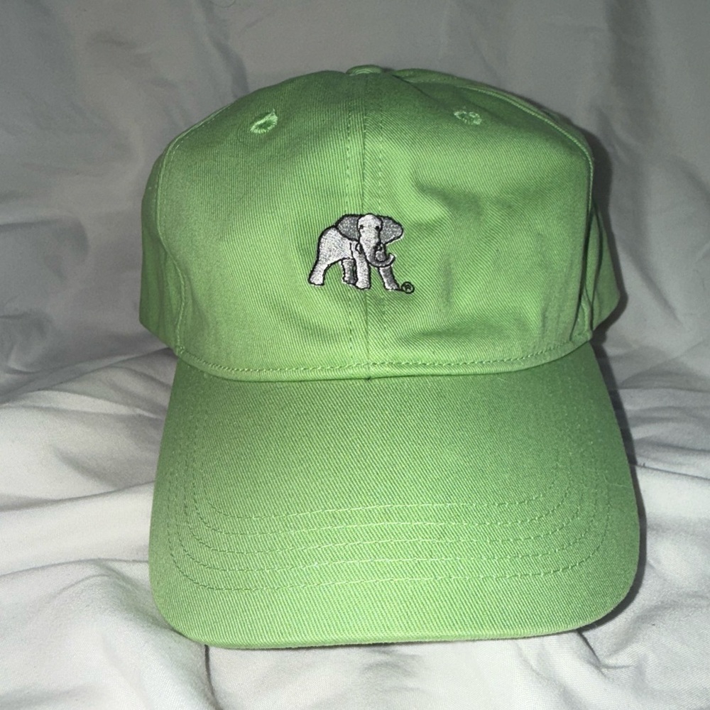 Elephant Hat Green Adjustable Cutter & Buck Dad Cap Classic Alabama